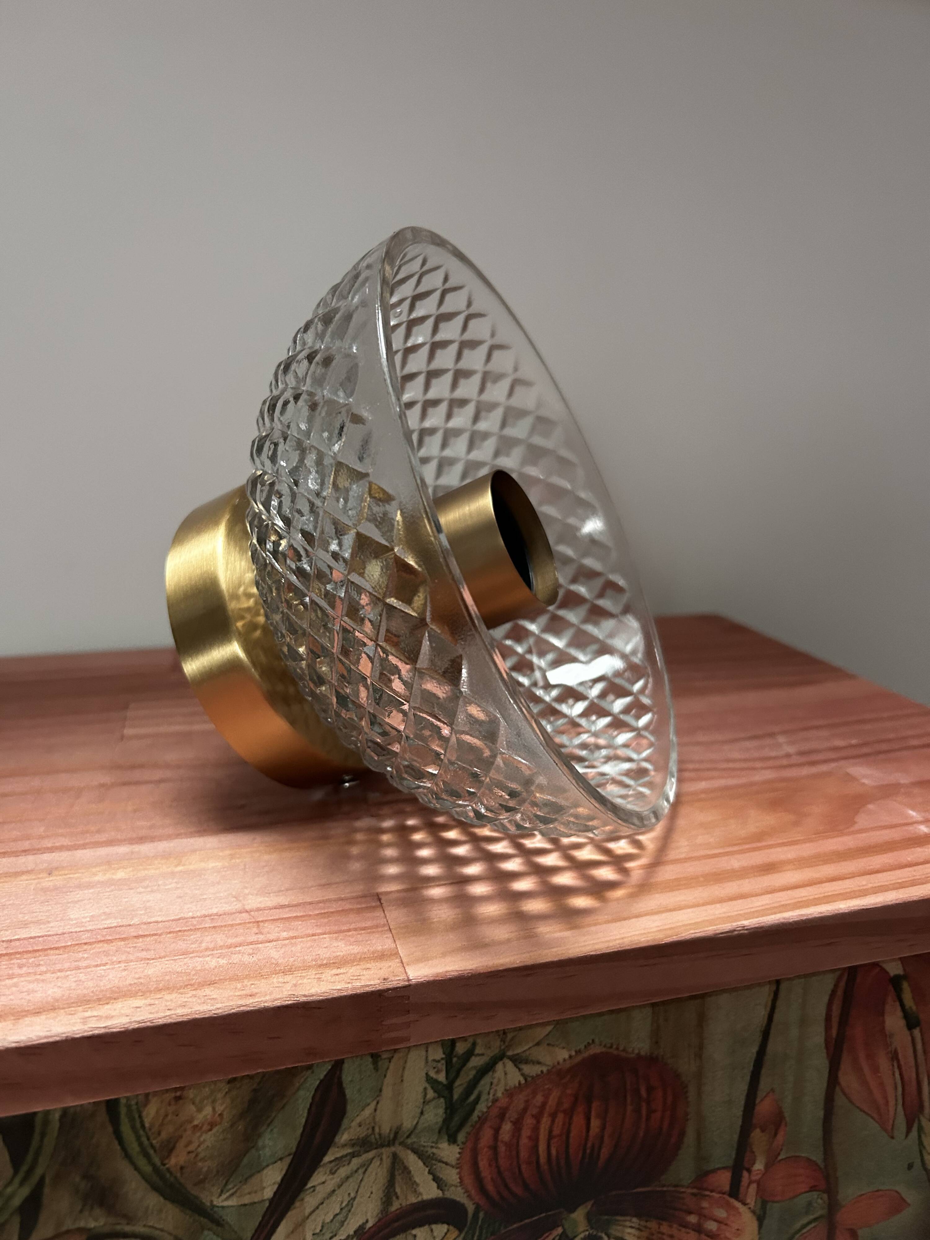 Vintage globe wall light
