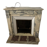 Marble fireplace