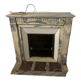 Marble fireplace