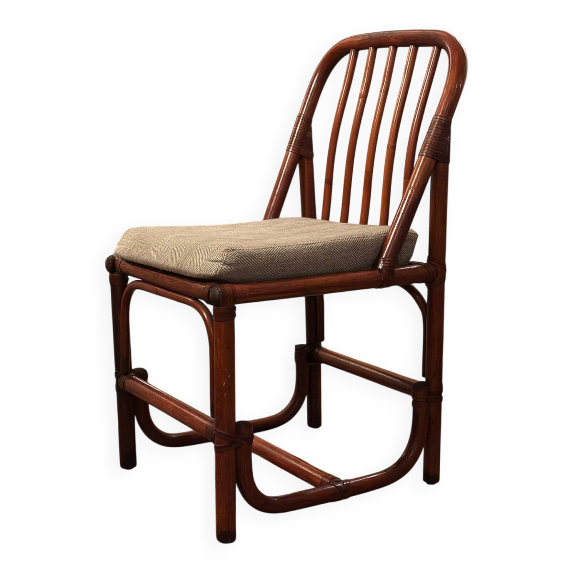 4 bamboo chairs from the 60s