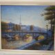Paris painting signed C.Timma landscape