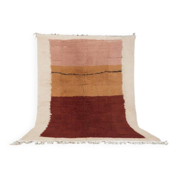 Handmade traditional authentic Beni Ouarain rug 2/3 m