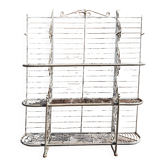 Large garden shelf / console in wrought iron – 19th century style