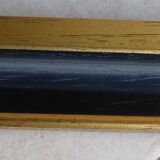 Wooden frame of black and gold color 63x46 cm