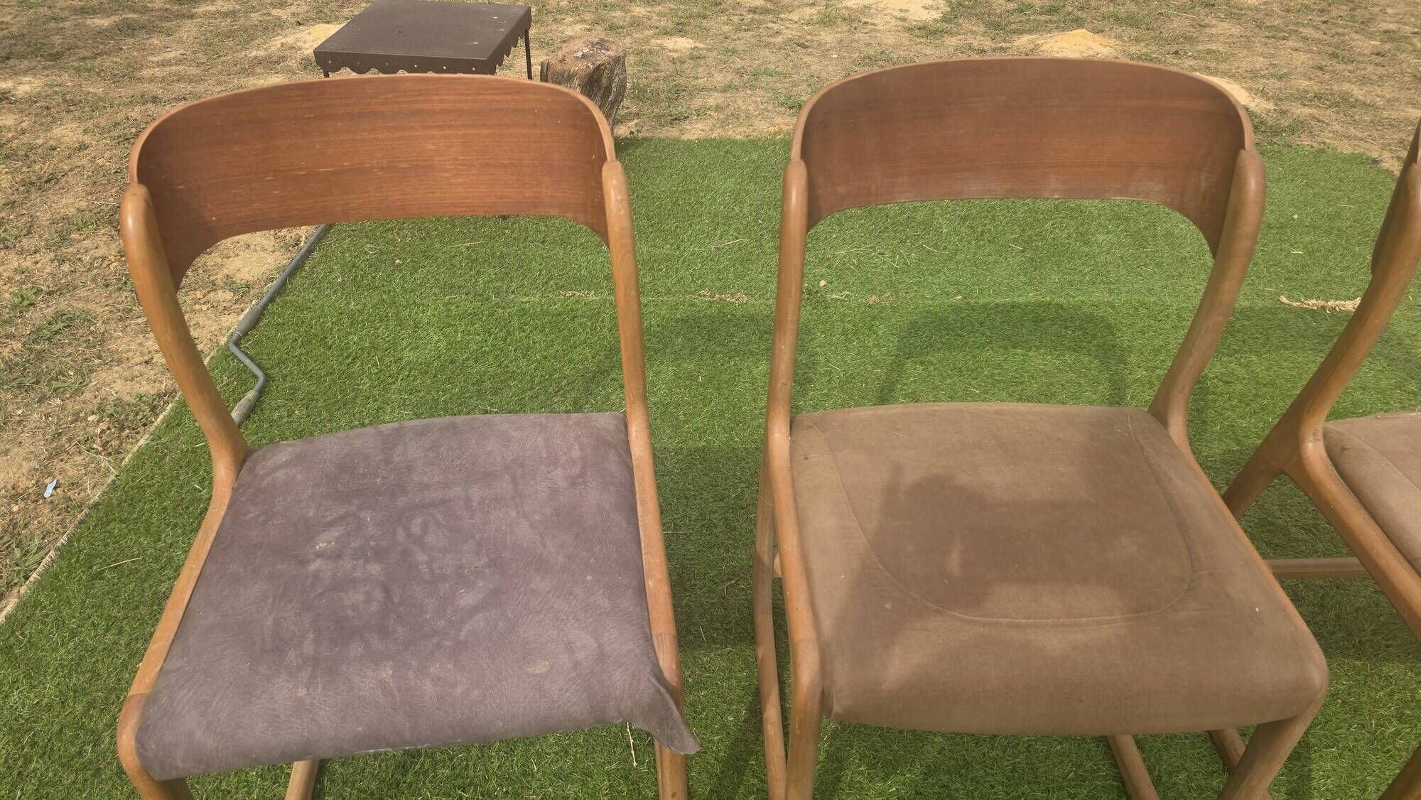 4 chaises Baumann modèle Traîneau