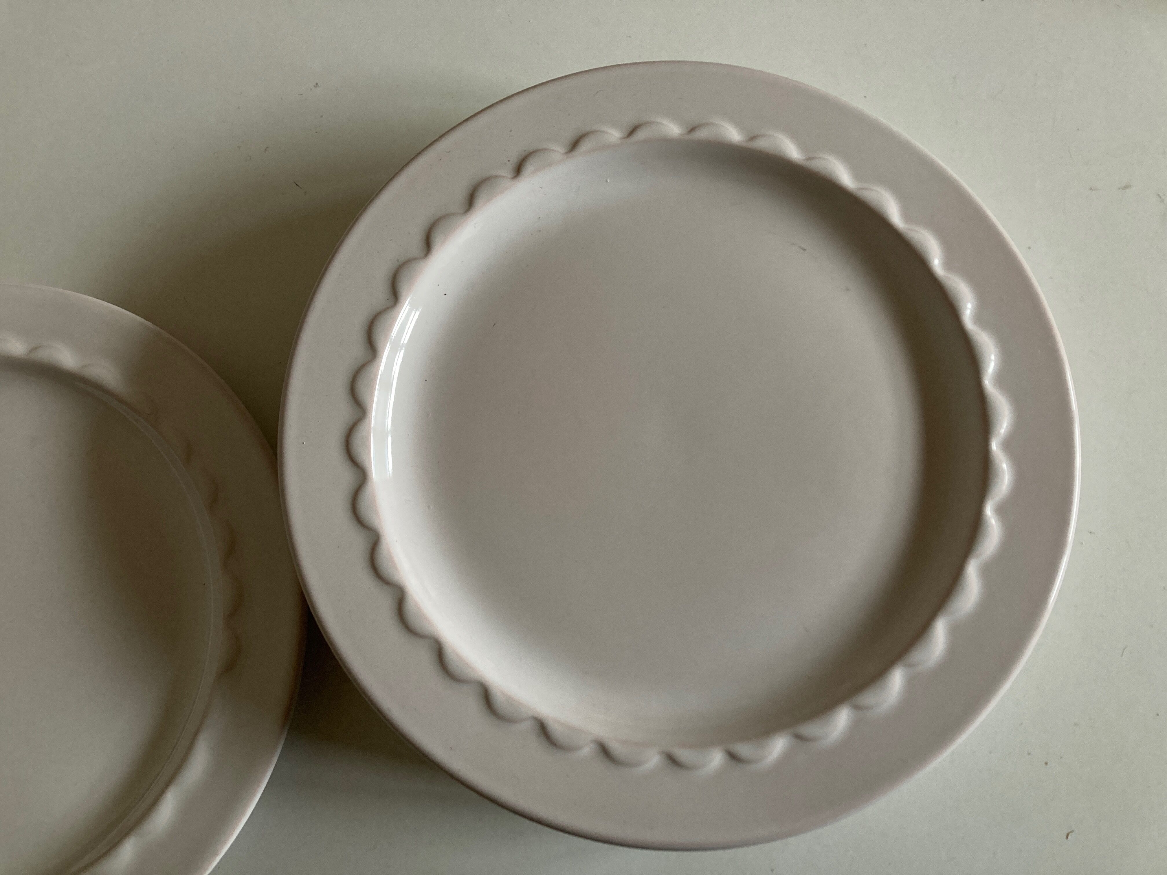 Set of 6 plates of glazed earth 1970 Pierre Motton for Gien