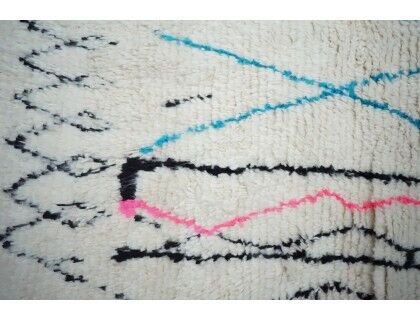 Colorful Berber carpet 265x146cm