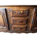 Antique solid carved sideboard