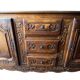 Antique solid carved sideboard