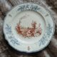 10 antique flat plates "Louis XIII" Choisy le Roi