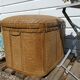 Old trunk rice straw