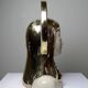 Bust of the Virgin with halo, glazed ceramic, vintage/antique craftsmanship
