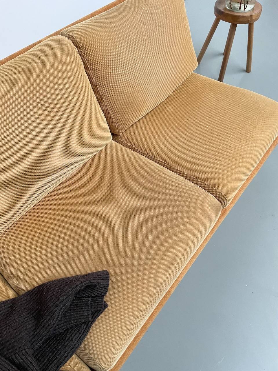 Jacques Charpentier 3-seater stainless steel sofa