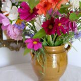 Glazed terracotta grease pot / jar