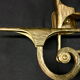 Italian bronze wall lights by G. Piombanti, 1950