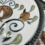 Set of 9 Boch Argenteuil dessert plates