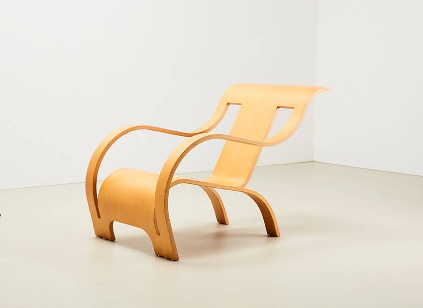 Gerald Summers Plywood Lounge Chair Italy 1933/1998