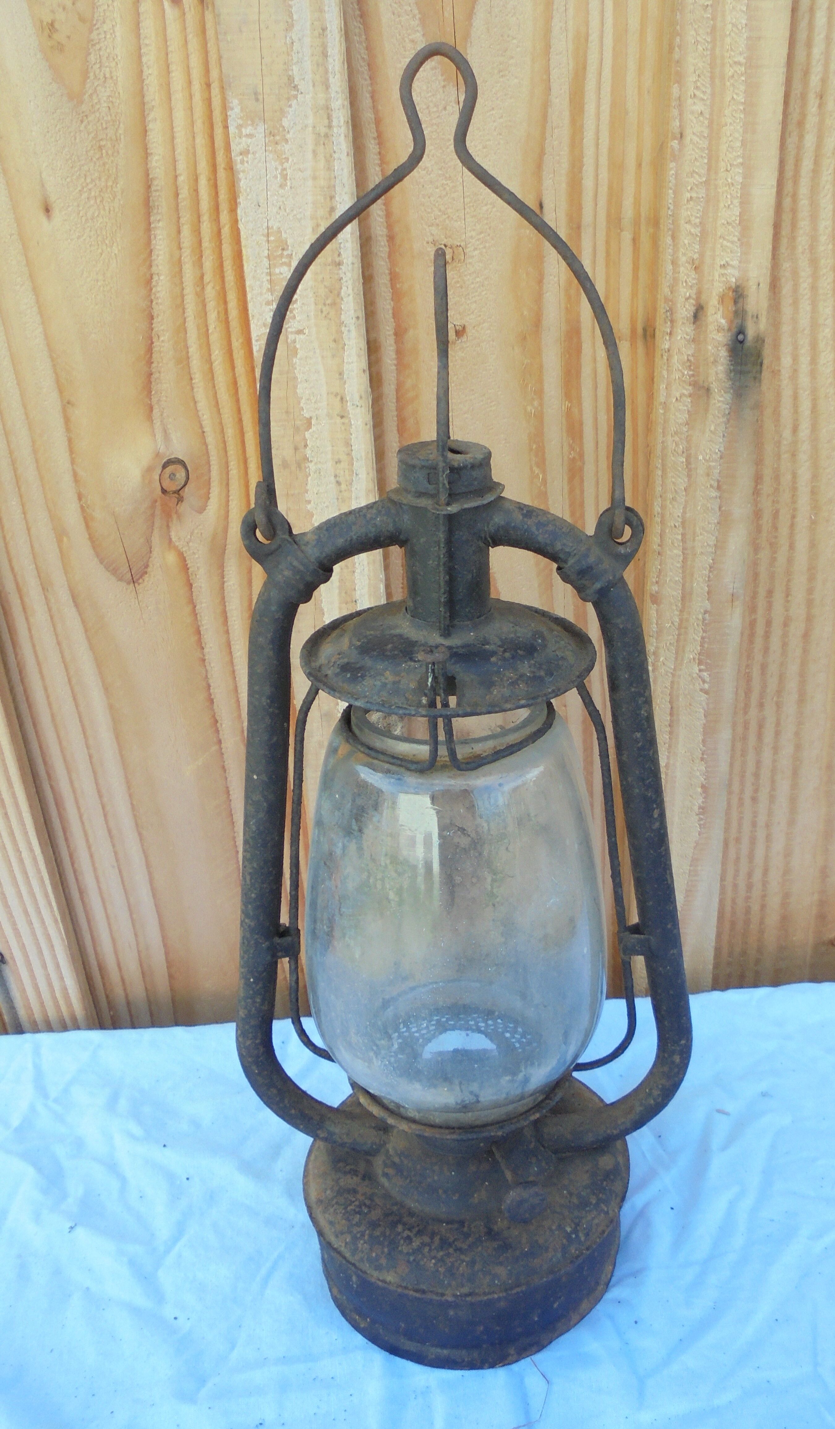 Old oil storm lamp