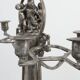 Art Nouveau tin candle holder by Achille Gamba, Italy ca. 1900