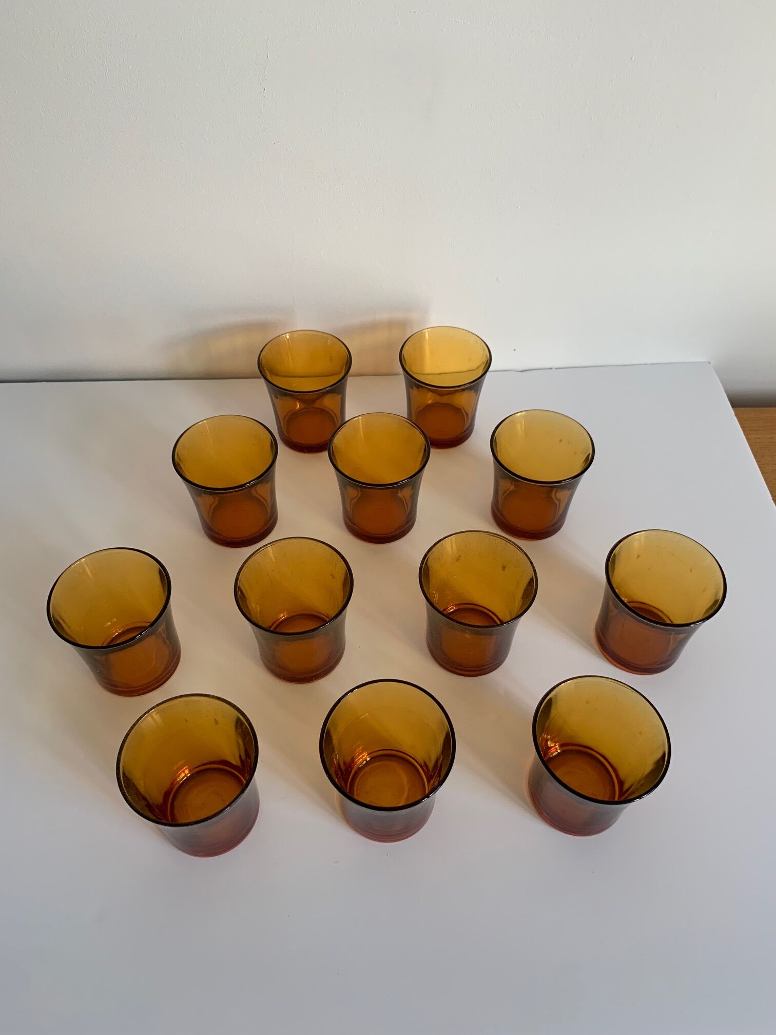 Set of 12 glasses
