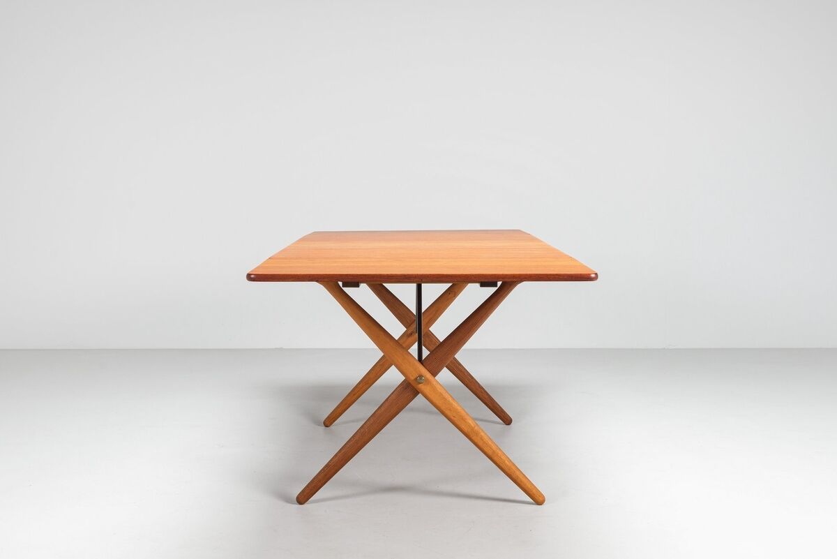 Hans Wegner model AT-309 dining table in teak Andreas Tuck Denmark 1952