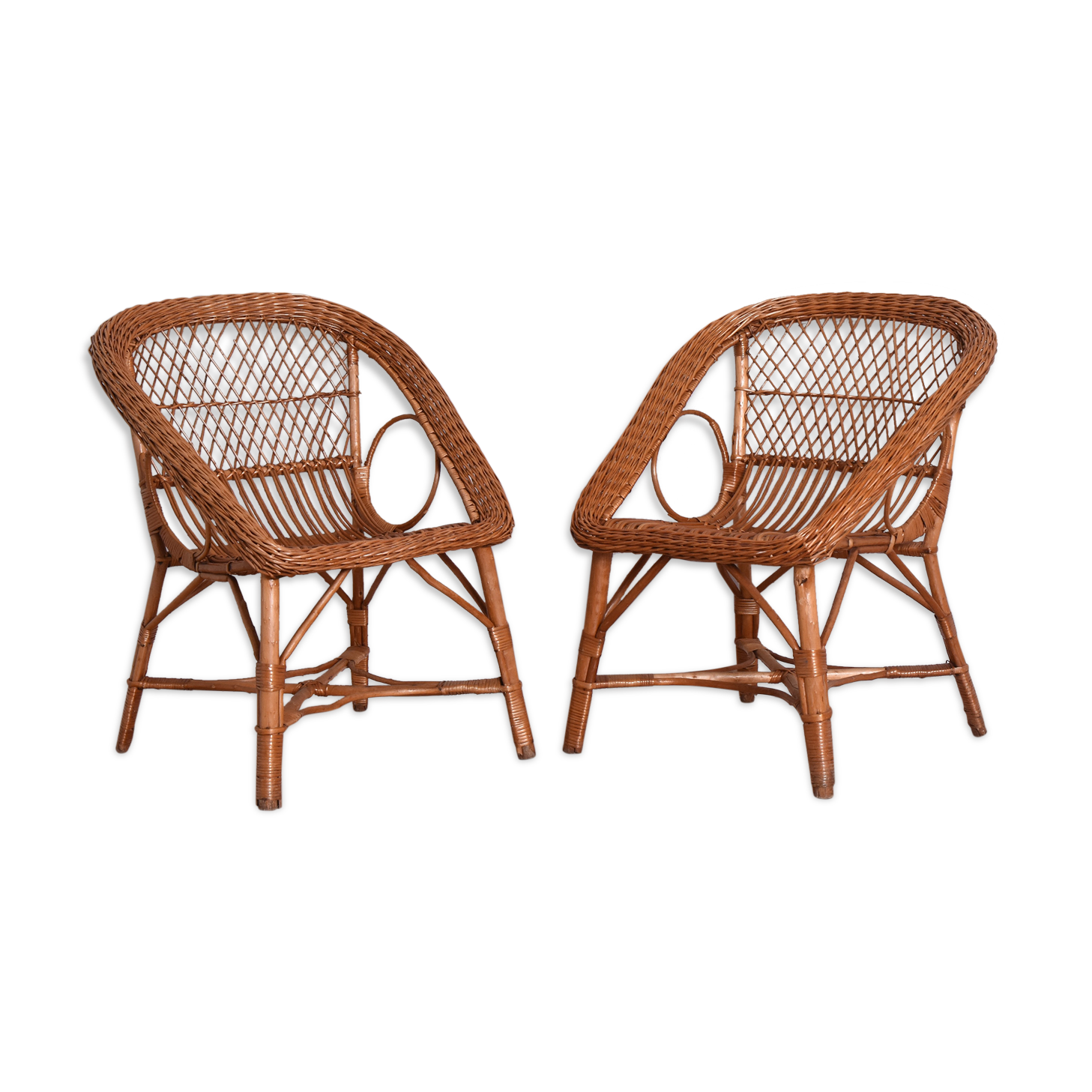 Pair of Armchairs, 1980s