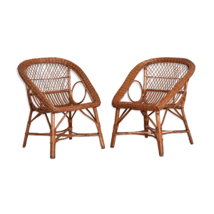 Paire de fauteuils années