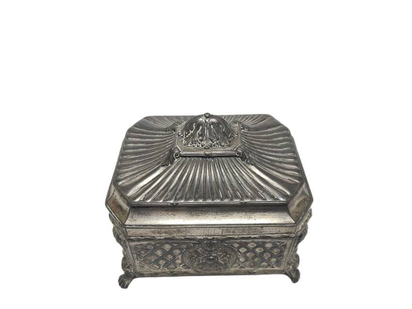 Eclectic German sugar bowl from WMF, 1890s
