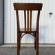 Curved wooden bistro chair Luterma 1950
