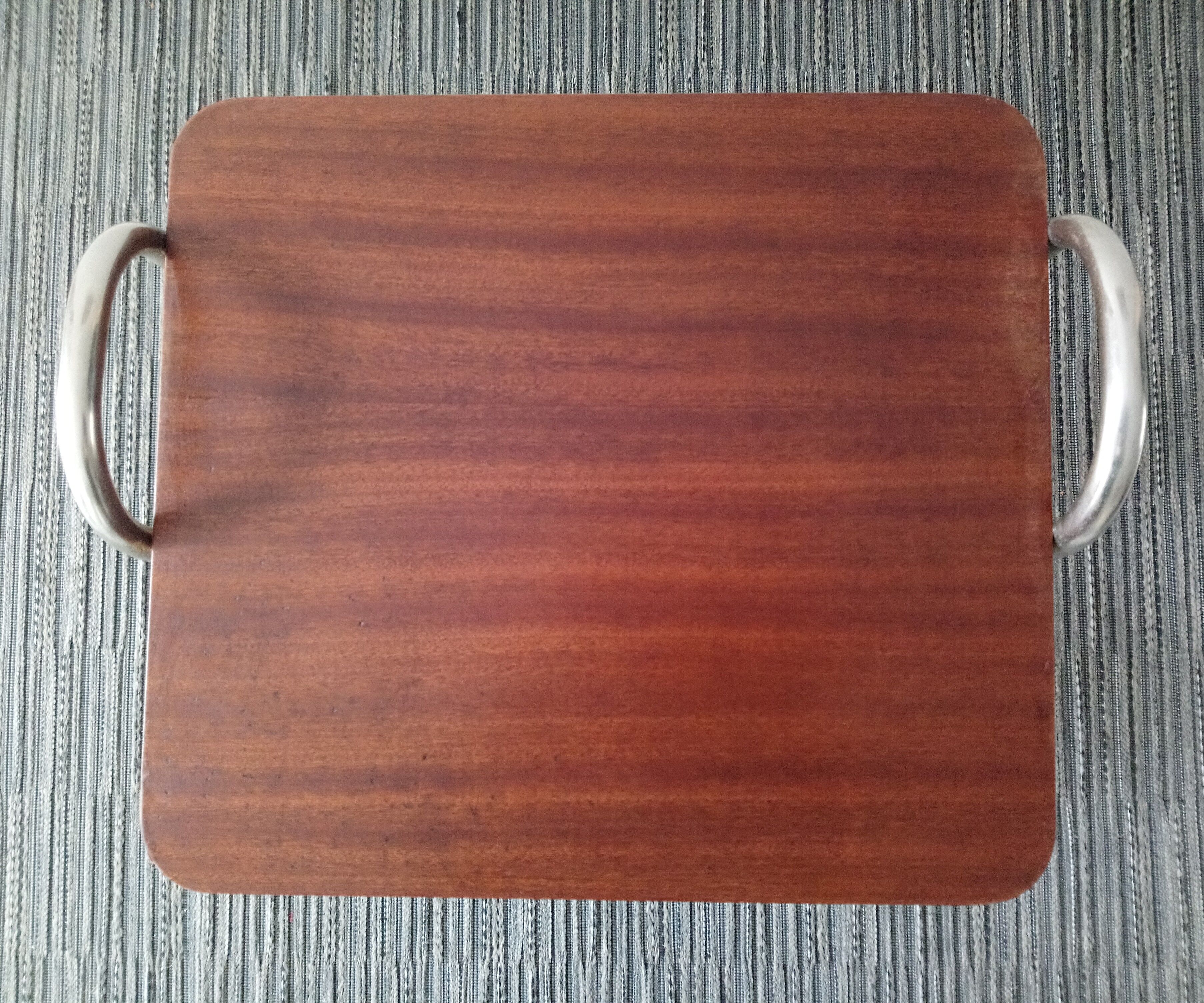 Vintage magazine rack side table