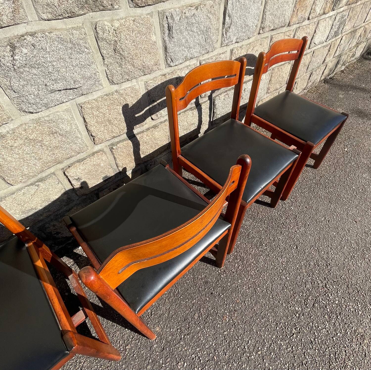 4 chaises de salle à manger style danoises