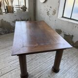 Dudouyt oak dining table 1940