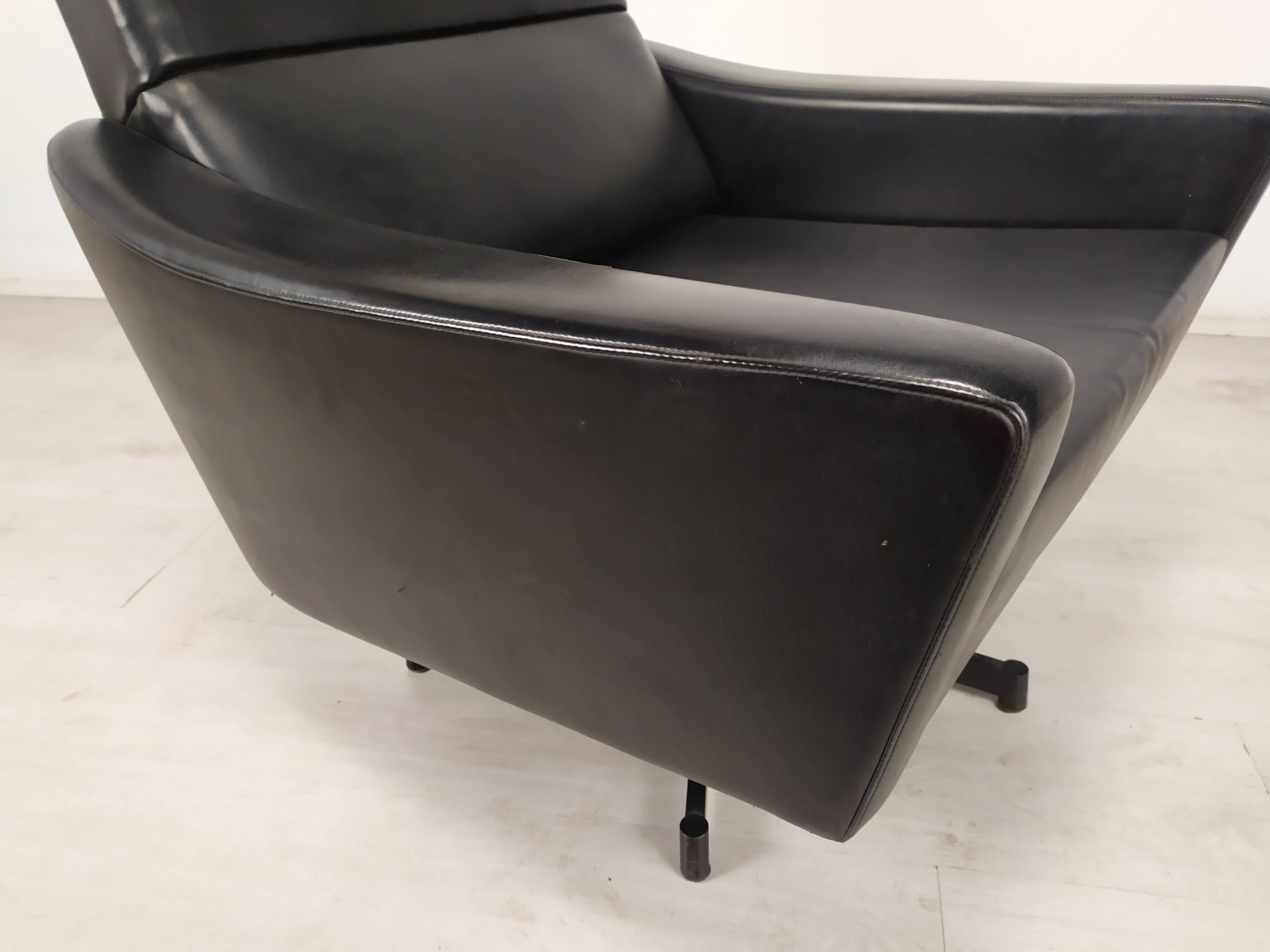 Vintage swivel armchair