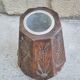 Vase en bois art populaire