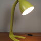 Metal desk lamp to install , Vintage design , anise green fork foot
