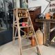 Vintage wood stepladder