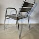 Enbsemble 3 chaises bistrot en aluminium