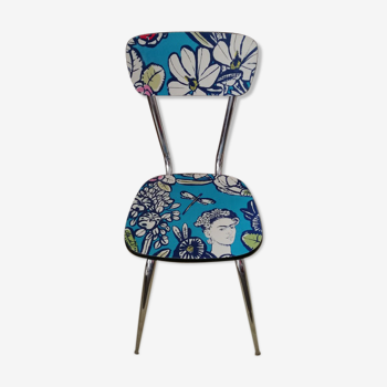 Refurbished formica vintage Chair Frida Kalho