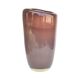 Large burgundy glass vase Vidrios San Miguel, Spain 1990s.