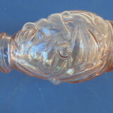 Vase art déco en verre rrose