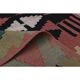 1970s Vintage Turkish Oushak Handmade Wool Cotton Green Runner Rug 107x175