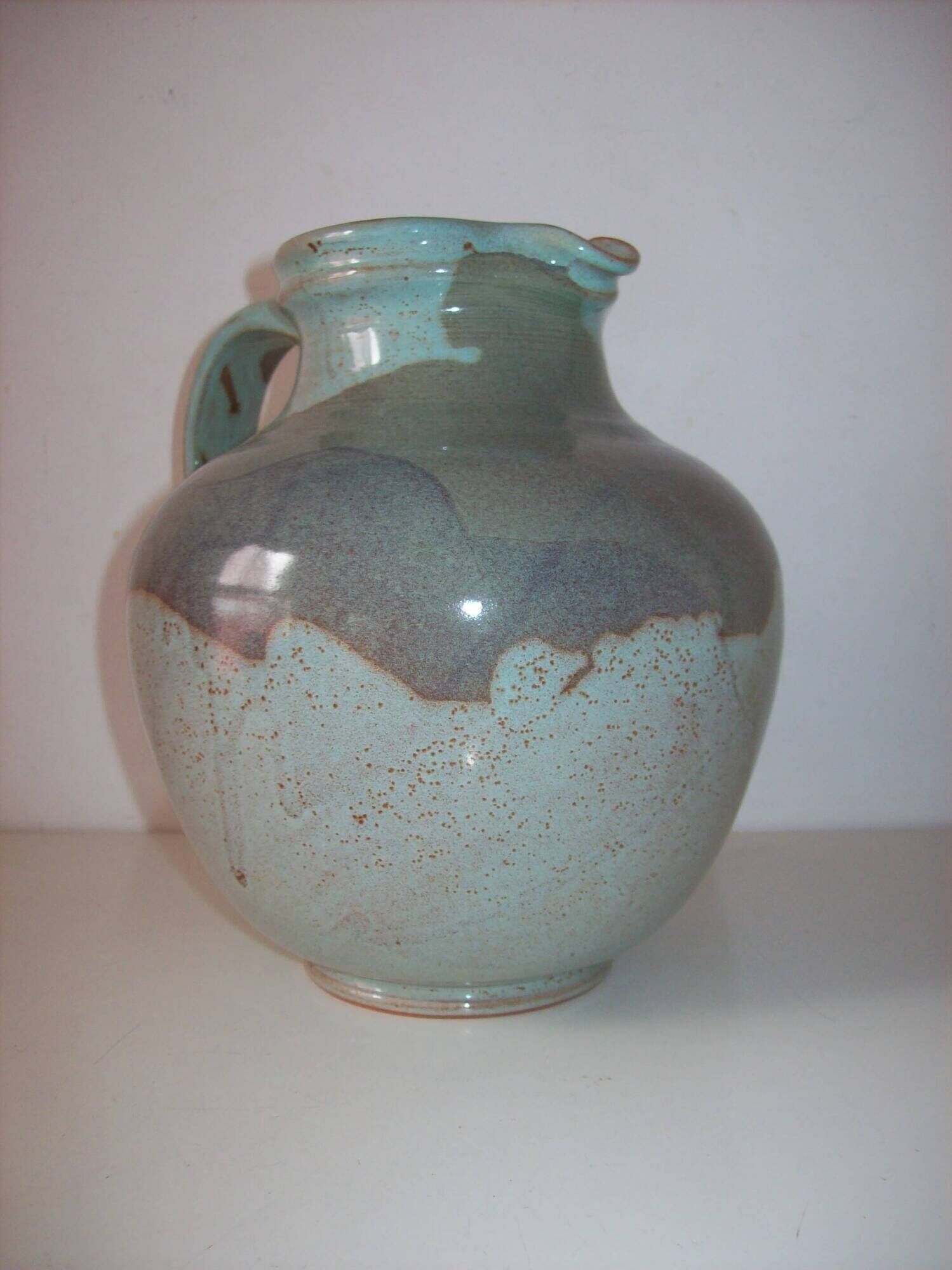Ceramic jug signed Paturel