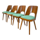 Set of 4 TON515 chairs by Oswald Haerdtl, Czech vintage 1960s