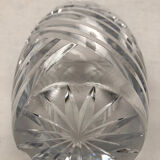 Vase en cristal taillé