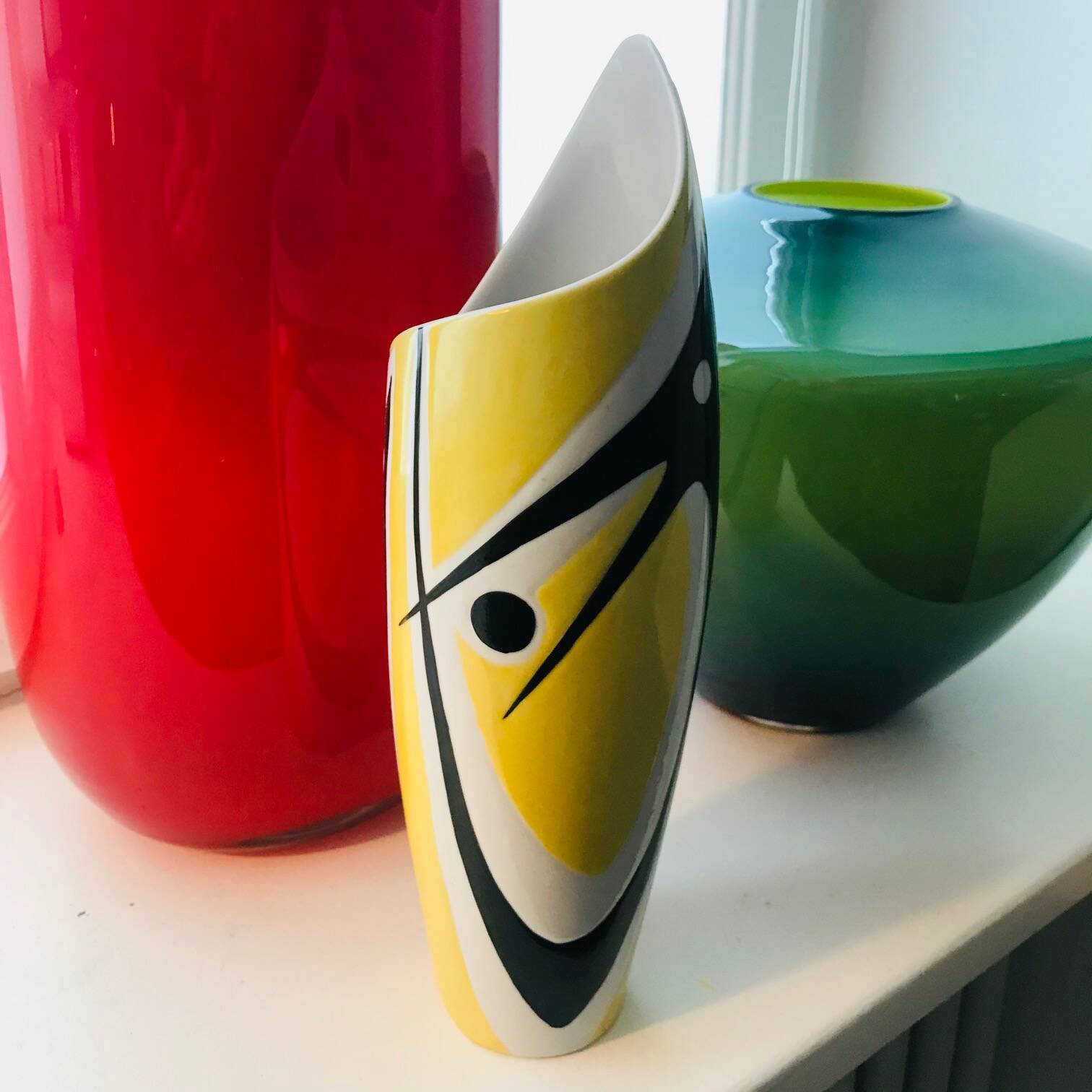 Vintage Vase • "Wasp" • János Török • Zsolnay • 1950