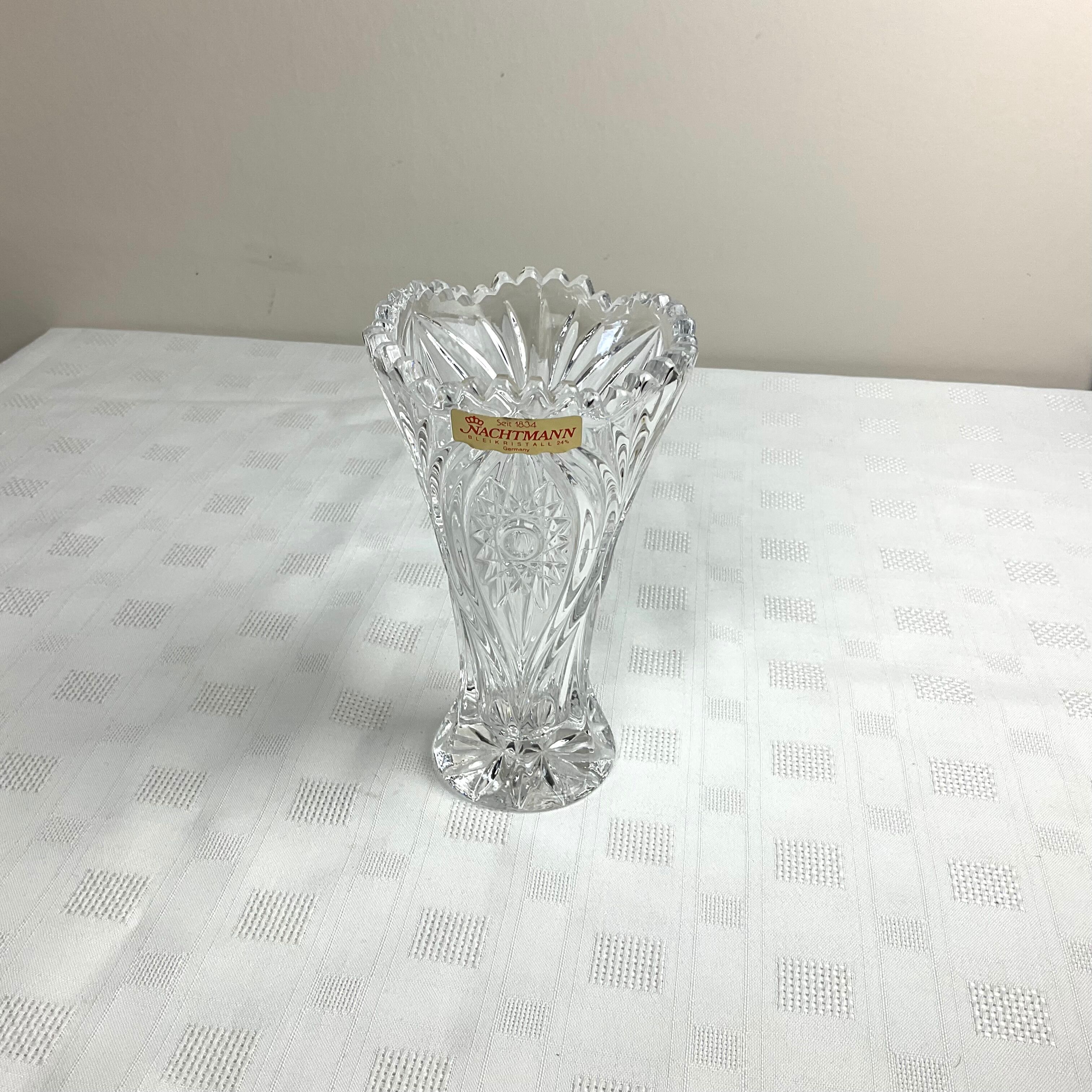 Vintage Nachtmann crystal vase