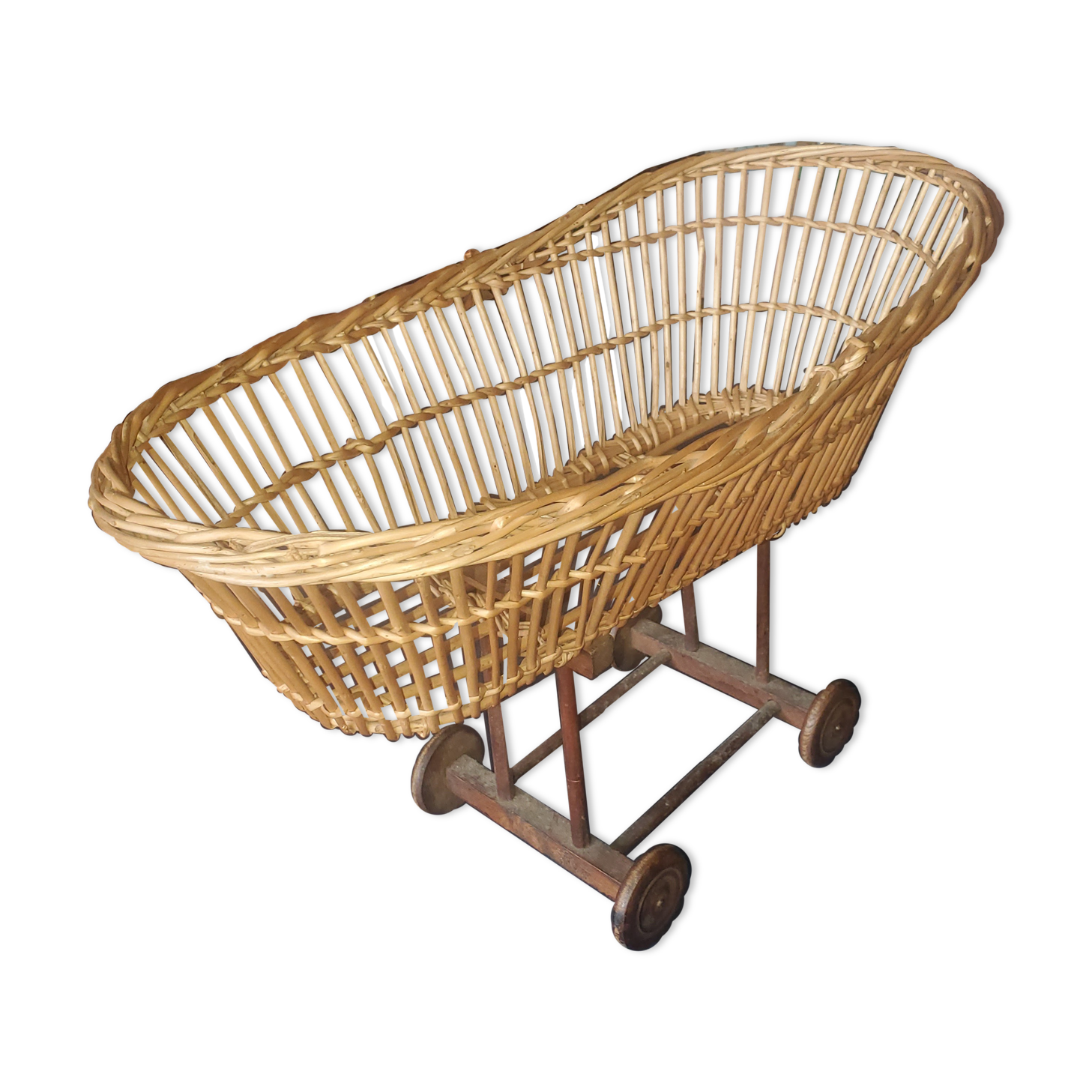 Rattan cradle toy