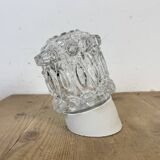 Vintage White Porcelain Wall Light, 1970s