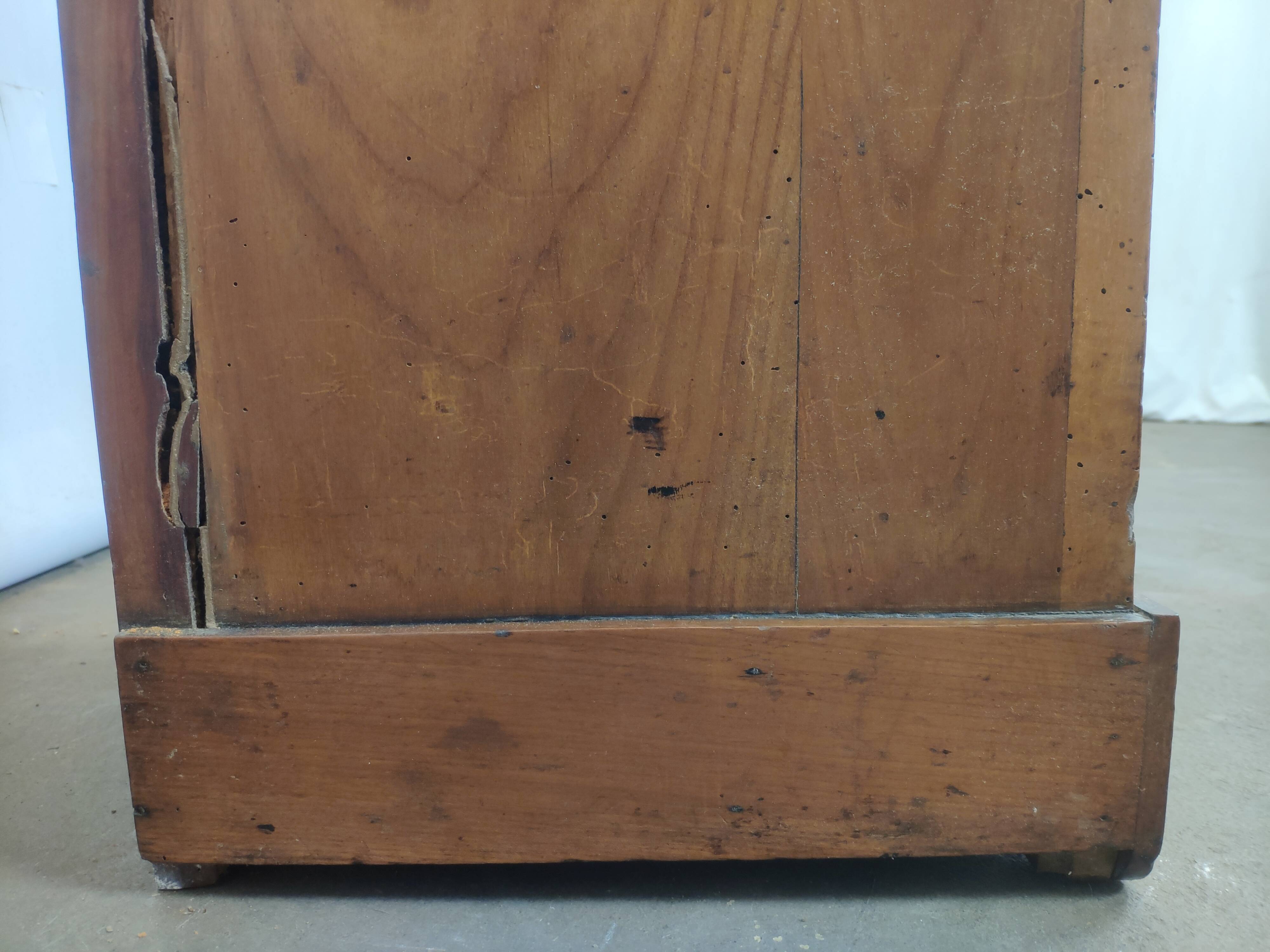 Former bedside Louis Philippe style 3 drawers a door