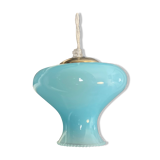 Cintage opaline blue pendant lamp